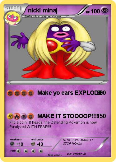 Pokemon nicki minaj