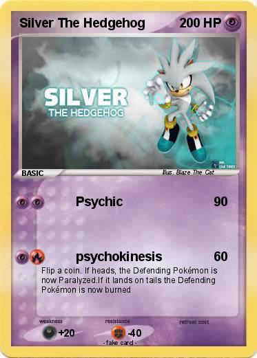 Pokemon Silver The Hedgehog