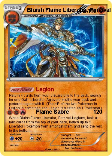 Pokemon Bluish Flame Liberator, Percival