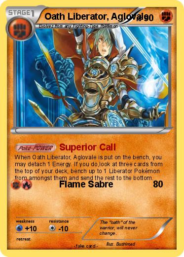 Pokemon Oath Liberator, Aglovale