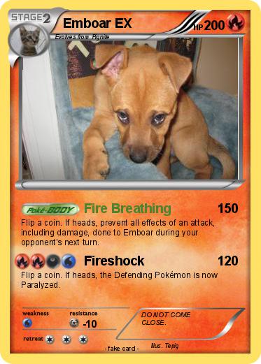 Pokemon Emboar EX