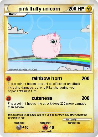 Pokemon pink fluffy unicorn