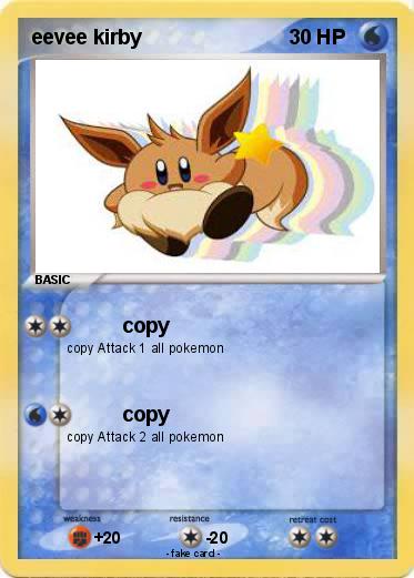 Pokemon eevee kirby