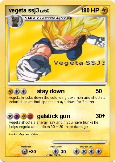 Pokemon vegeta ssj3