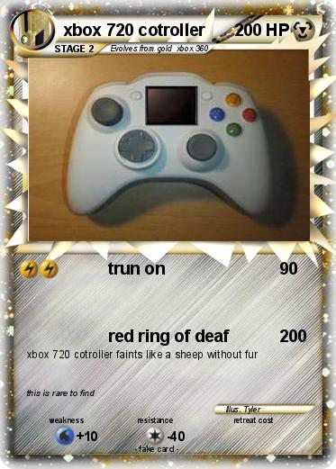Pokemon xbox 720 cotroller
