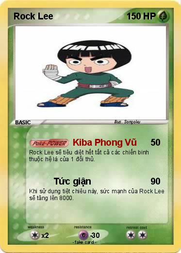 Pokemon Rock Lee