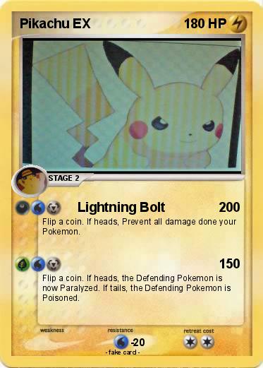 Pokemon Pikachu EX