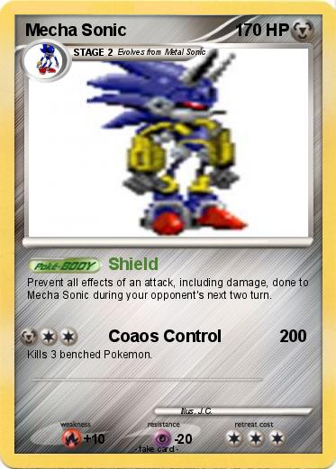 Pokemon Mecha Sonic