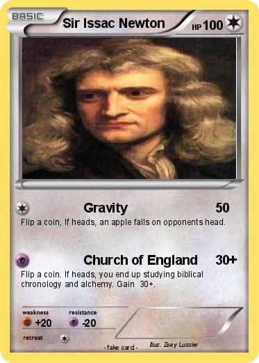Pokemon Sir Issac Newton
