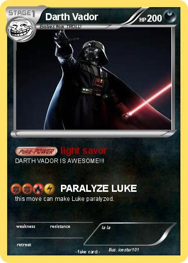 Pokemon Darth Vador