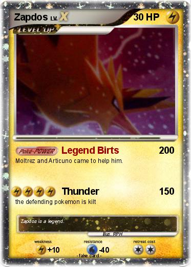 Pokemon Zapdos