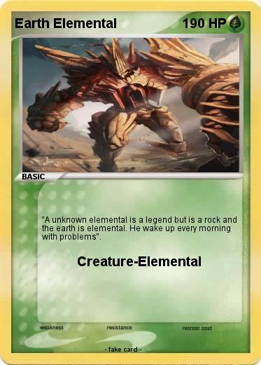 Pokemon Earth Elemental