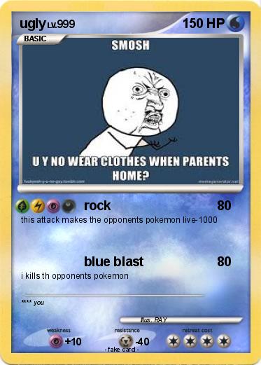 Pokemon ugly