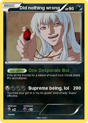 Pokemon Did nothing wrong