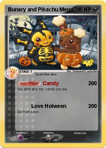 Pokemon Bunary and Pikachu Mega