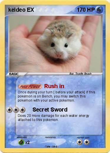 Pokemon keldeo EX