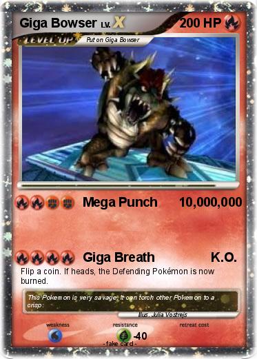 Pokemon Giga Bowser