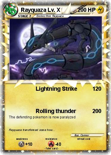 Pokemon Rayquaza Lv. X