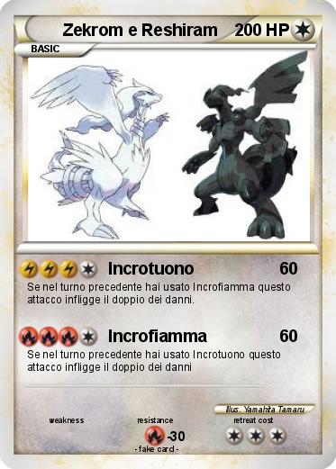 Pokemon Zekrom e Reshiram