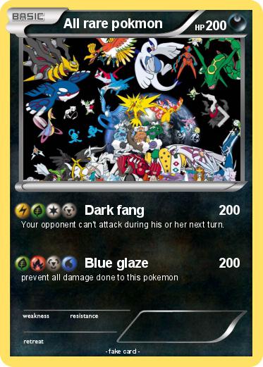 Pokemon All rare pokmon
