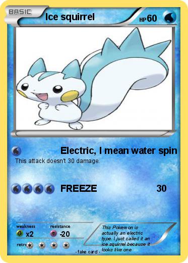 Pokemon Ice squirrel