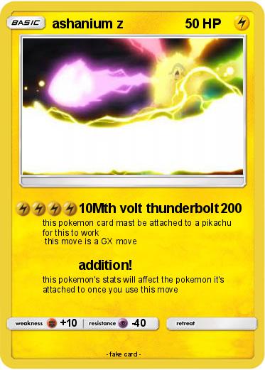 Pokemon ashanium z Pokemon ashanium z