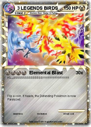 Pokemon 3 LEGENDS BIRDS