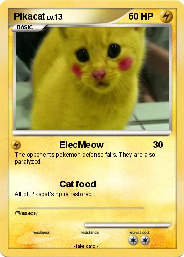 Pokemon Pikacat