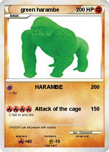 Pokemon green harambe
