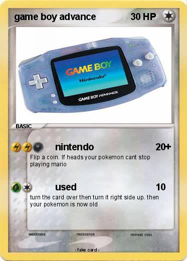 Pokemon game boy advance