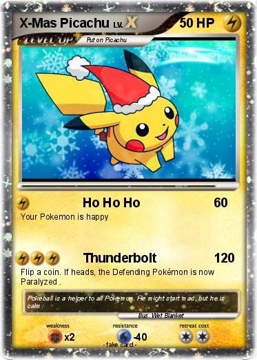 Pokemon X-Mas Picachu