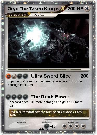 Pokemon Oryx The Taken King