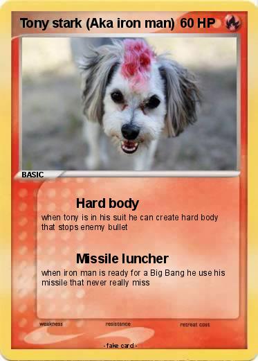 Pokemon Tony stark (Aka iron man)