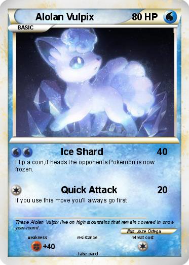 Pokemon Alolan Vulpix
