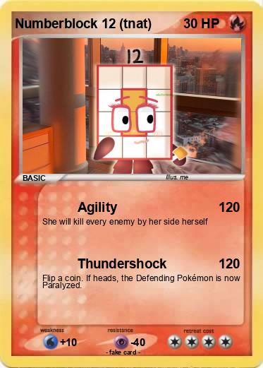 Pokemon Numberblock 12 (tnat)