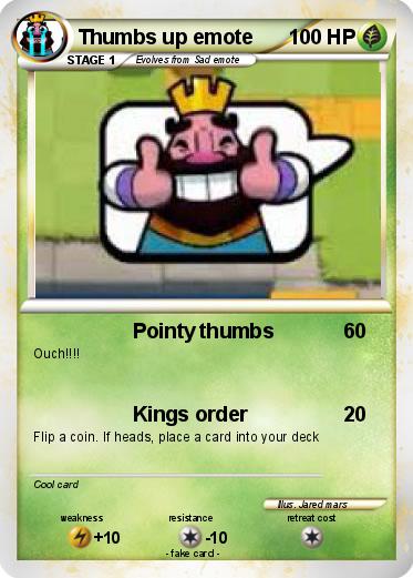 Pokemon Thumbs up emote