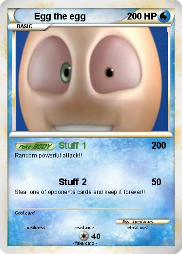 Pokemon Egg the egg
