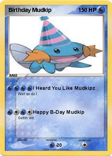 Pokemon Birthday Mudkip