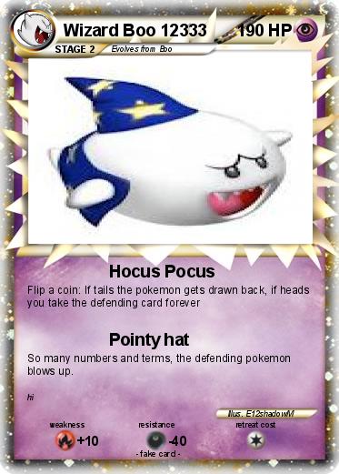 Pokemon Wizard Boo 12333