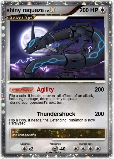 Pokemon shiny raquaza