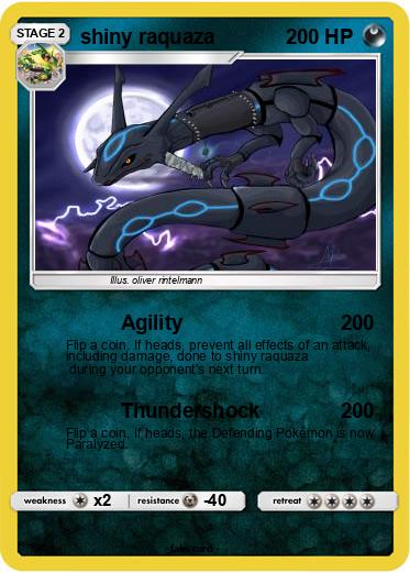 Pokemon shiny raquaza