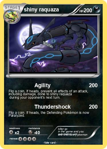 Pokemon shiny raquaza
