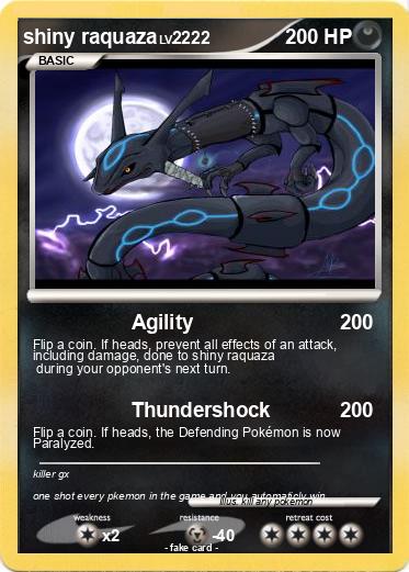 Pokemon shiny raquaza