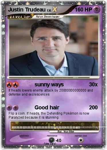 Pokemon Justin Trudeau