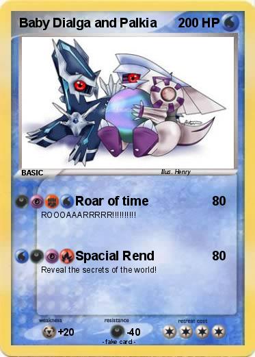 Pokemon Baby Dialga and Palkia