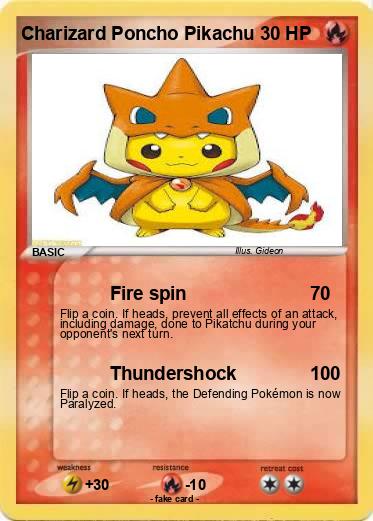 Pokemon Charizard Poncho Pikachu Pokemon Charizard Poncho Pikachu