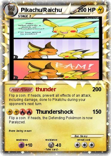 Pokemon Pikachu/Raichu