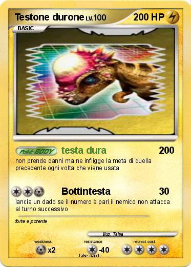 Pokemon Testone durone