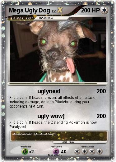 Pokemon Mega Ugly Dog