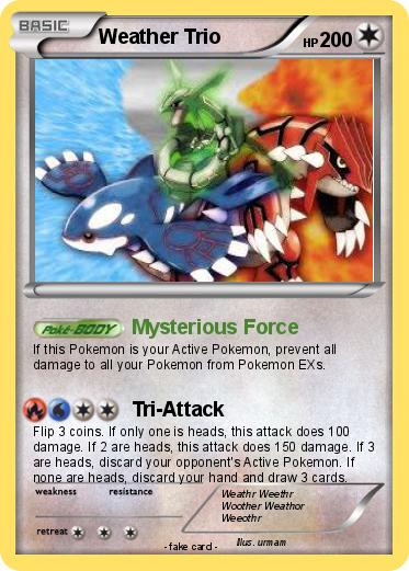 Pokemon Weather Trio